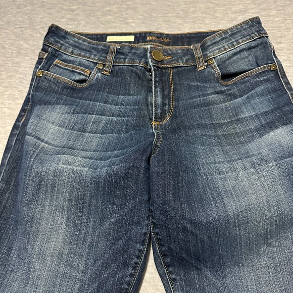Kut from the Kloth Jeans Womens Sz 6 (30x26) Reese Ankle Straight Leg Mid rise - Picture 6 of 15